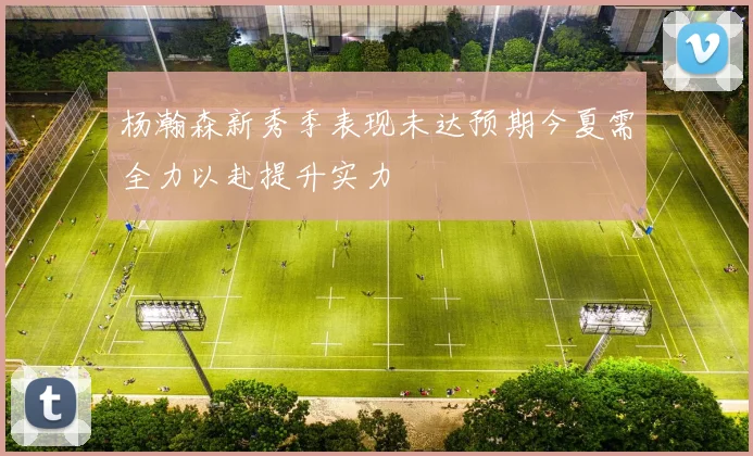杨瀚森新秀季表现未达预期今夏需全力以赴提升实力